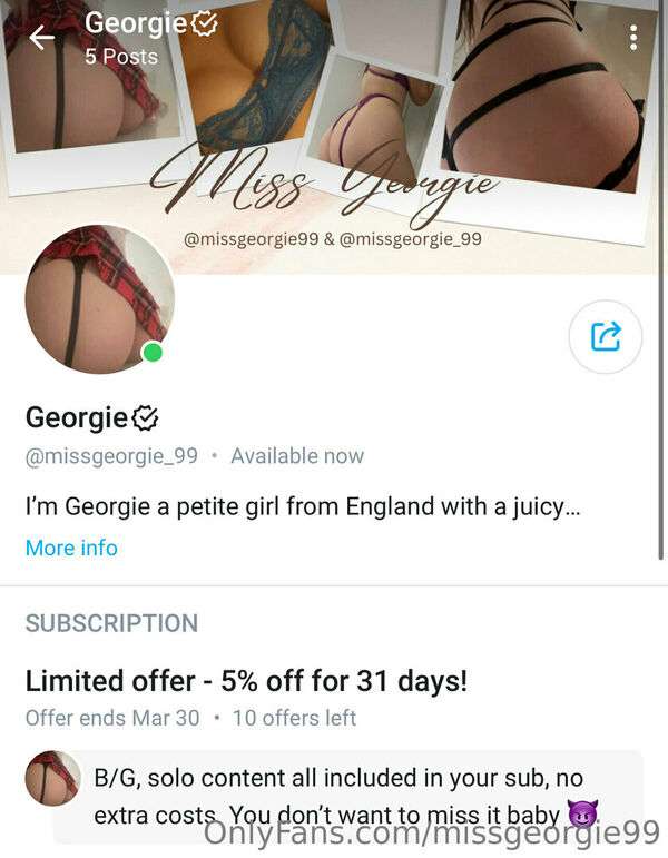 missgeorgie99 Instagram